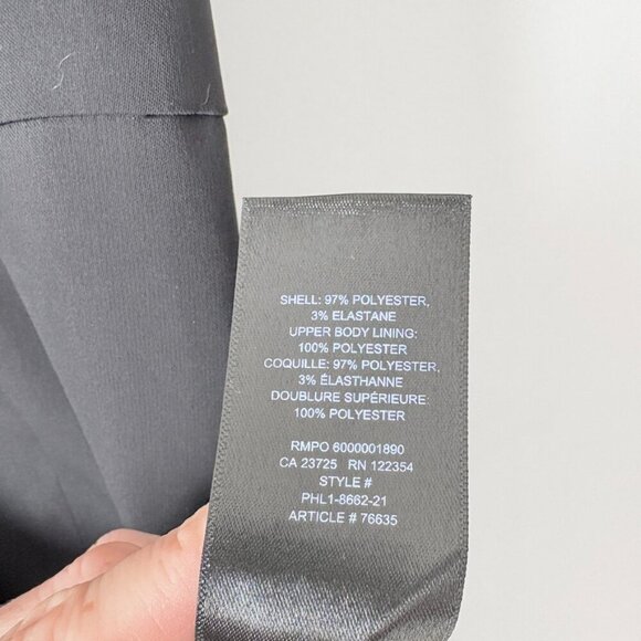 Aritzia Babaton 90's Slit Midi Dress Black Size 10 - Picture 12 of 12